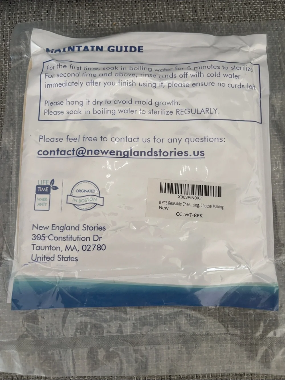 New England Stories organic cheese